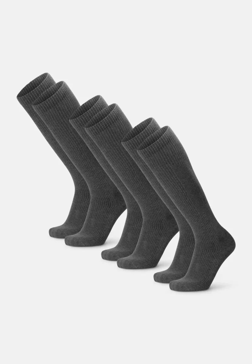 Regnsncox | Organic Cotton Graduated Compression Crew Socks for Daily Wear