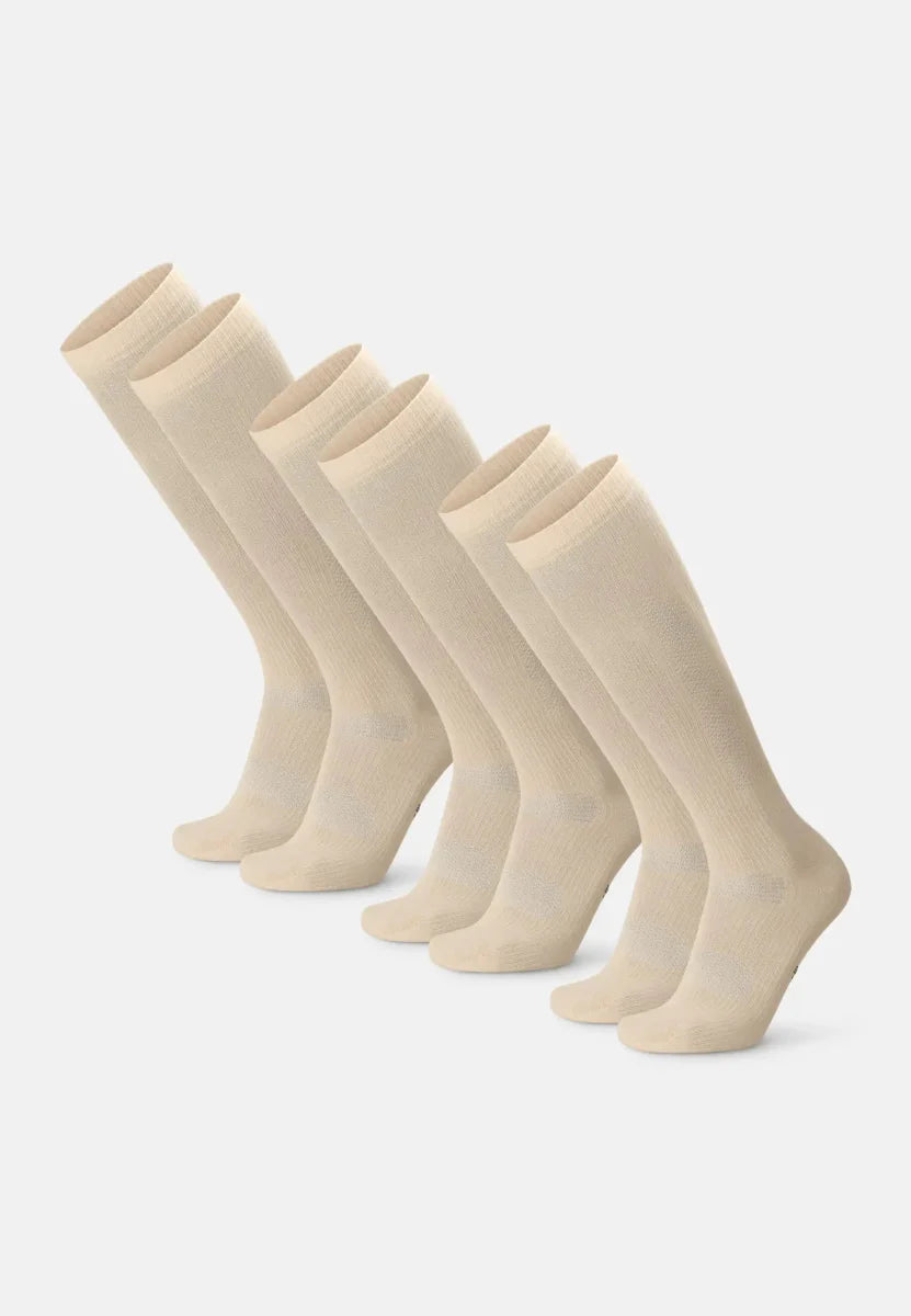 Regnsncox | Organic Cotton Graduated Compression Crew Socks for Daily Wear