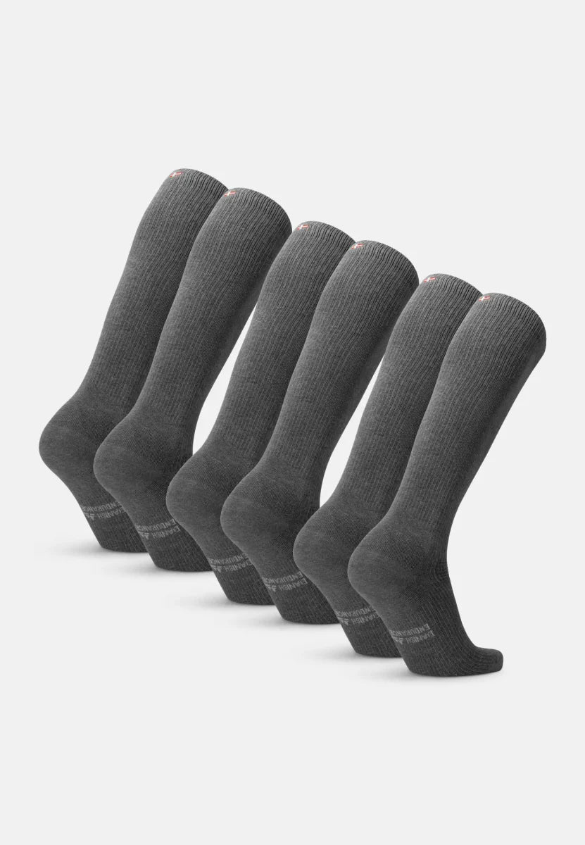 Regnsncox | Organic Cotton Graduated Compression Crew Socks for Daily Wear