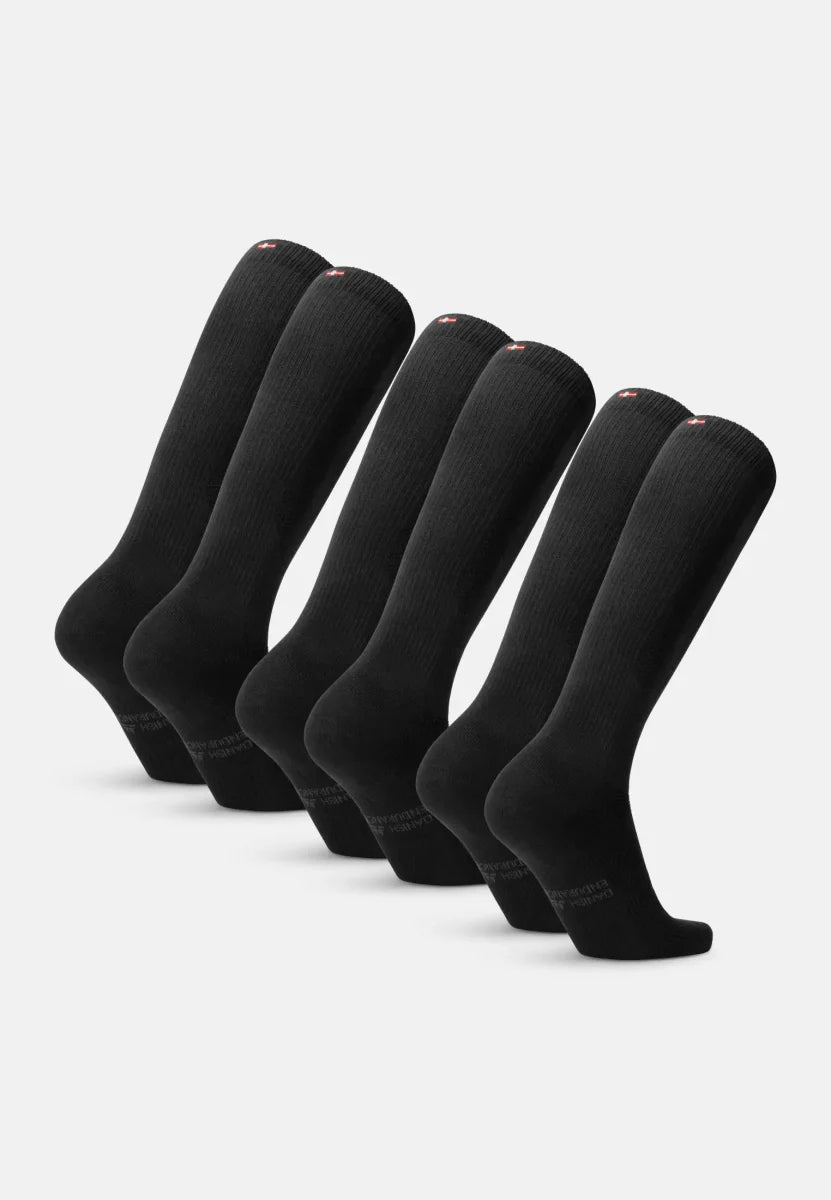 Regnsncox | Organic Cotton Graduated Compression Crew Socks for Daily Wear