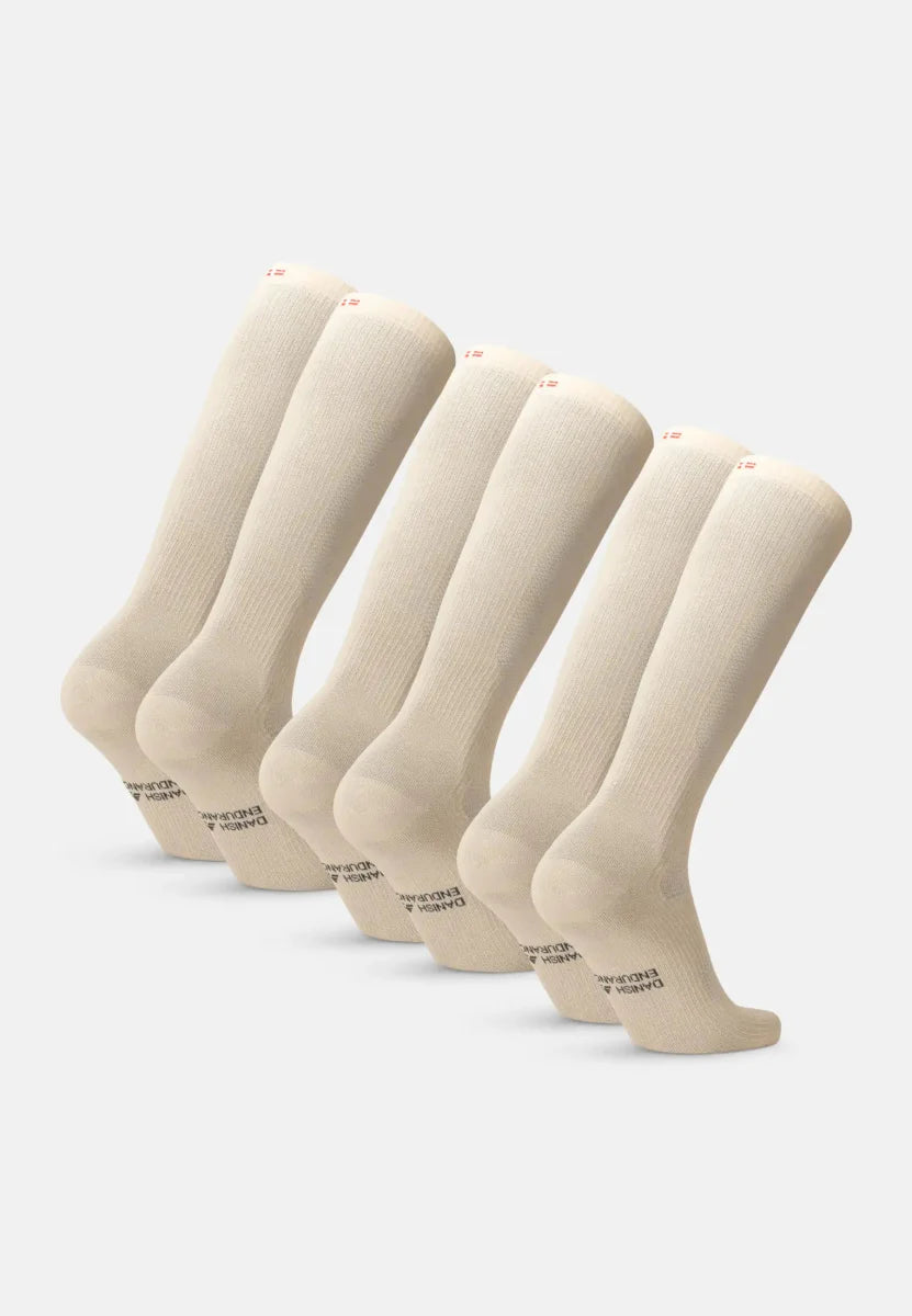 Regnsncox | Organic Cotton Graduated Compression Crew Socks for Daily Wear