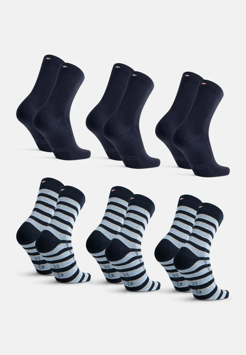 Regnsncox | Organic Cotton Crew Dress Socks for Formal and Everyday Wear