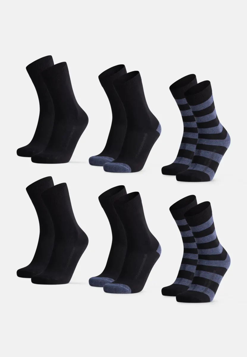Regnsncox | Organic Cotton Crew Dress Socks for Formal and Everyday Wear