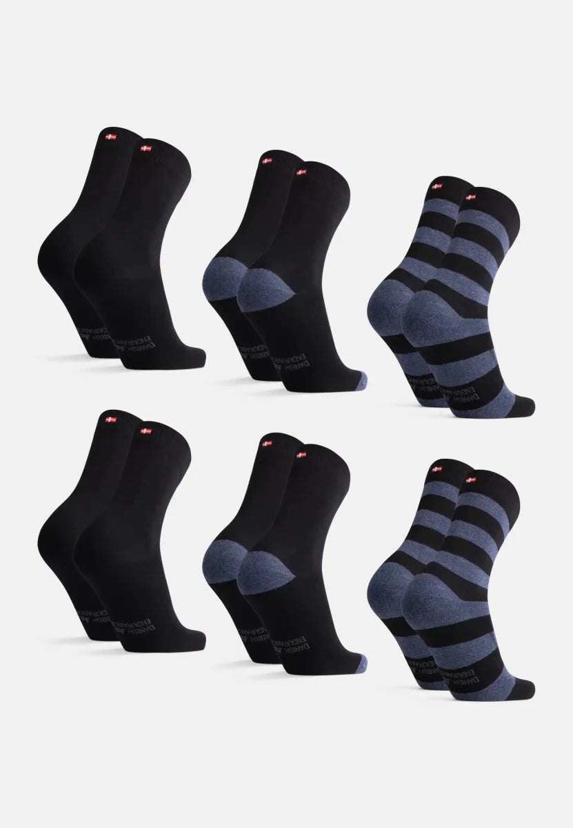 Regnsncox | Organic Cotton Crew Dress Socks for Formal and Everyday Wear