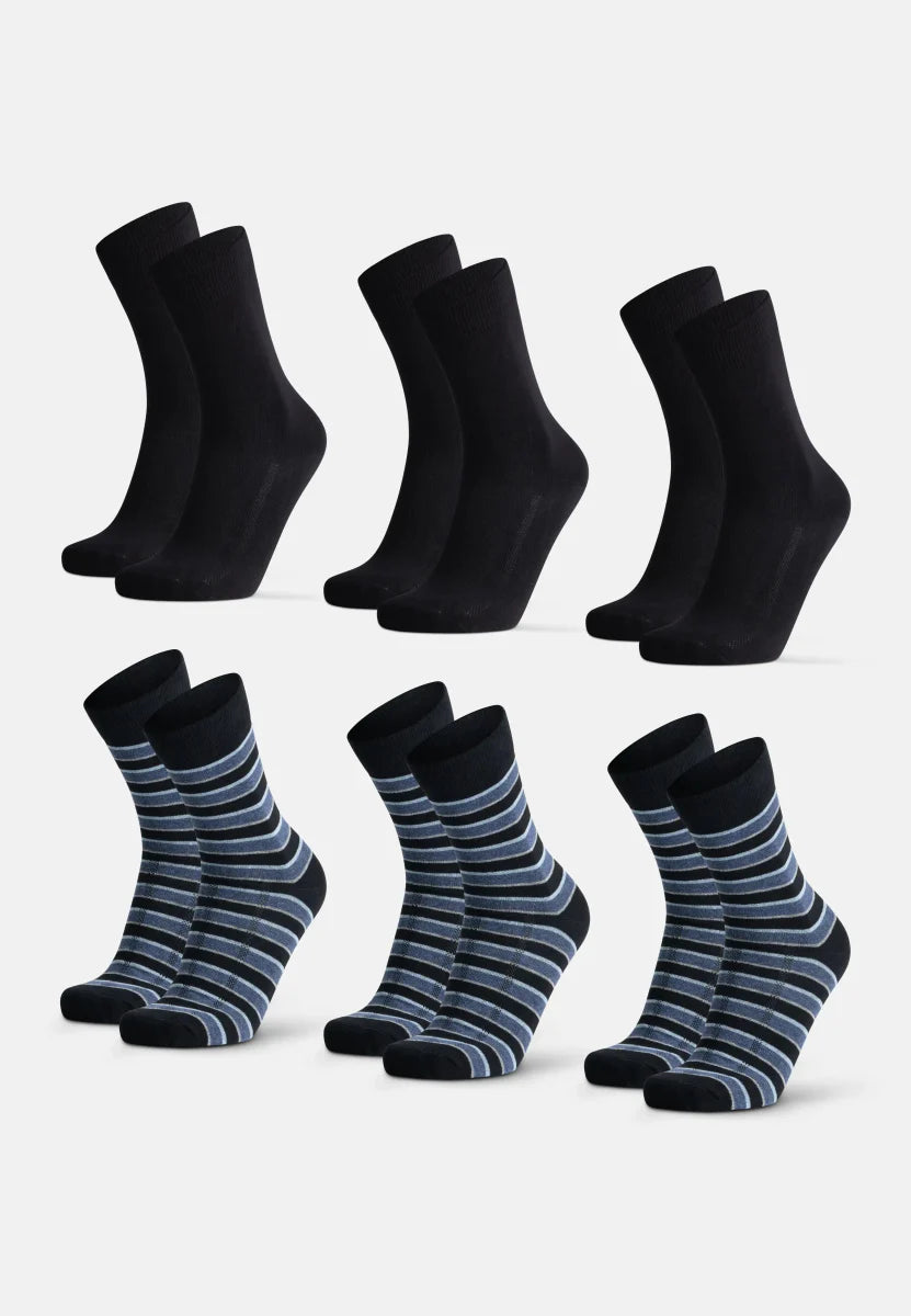 Regnsncox | Organic Cotton Crew Dress Socks for Formal and Everyday Wear