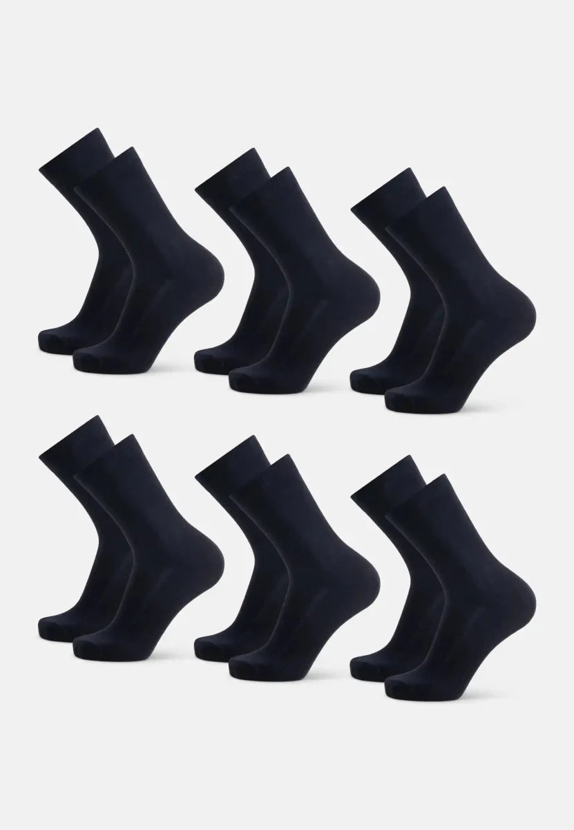 Regnsncox | Organic Cotton Crew Dress Socks for Formal and Everyday Wear