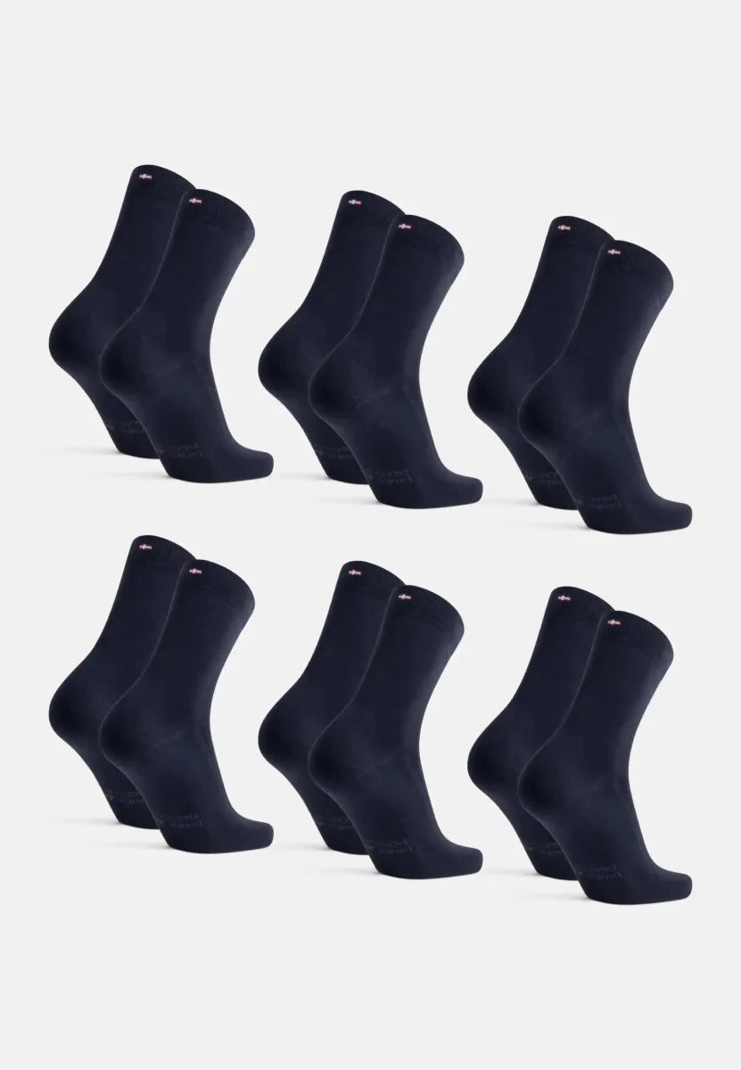 Regnsncox | Organic Cotton Crew Dress Socks for Formal and Everyday Wear