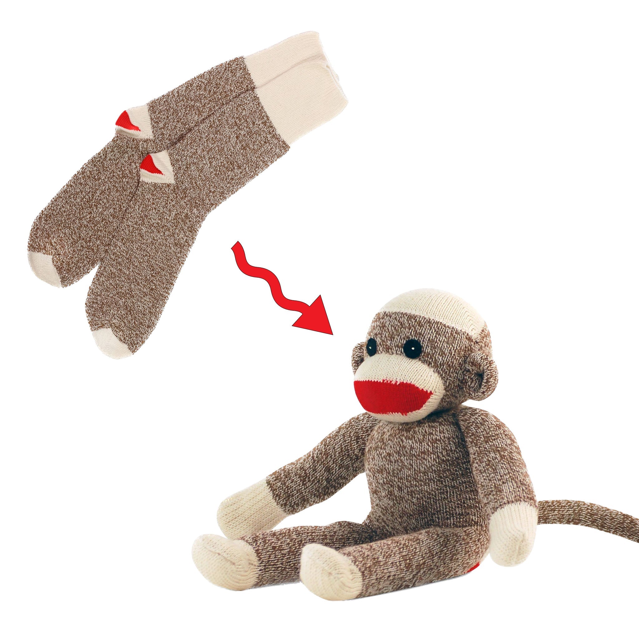 Regnsncox | Lightweight Cotton Blend Crew Socks with Red Heel Detail