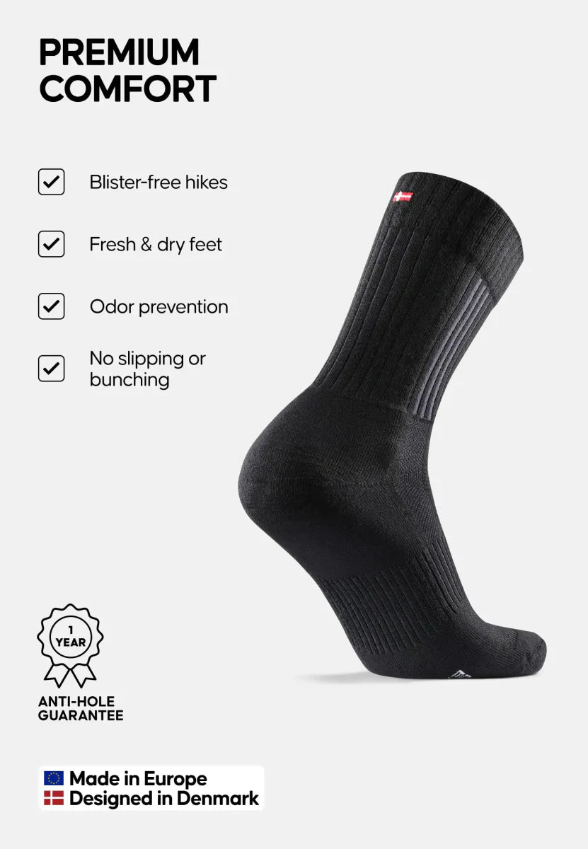 Regnsncox | Premium Merino Wool Hiking Crew Socks