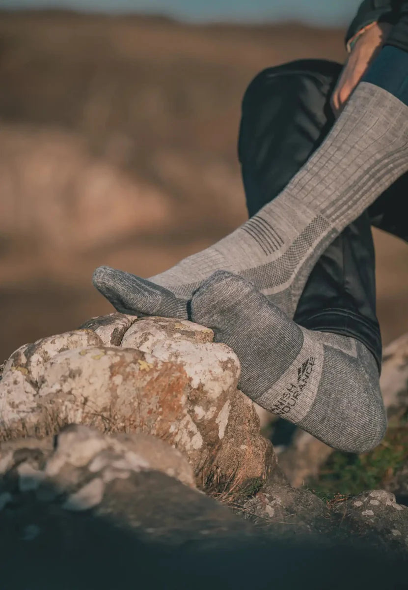 Regnsncox | Premium Merino Wool Hiking Crew Socks