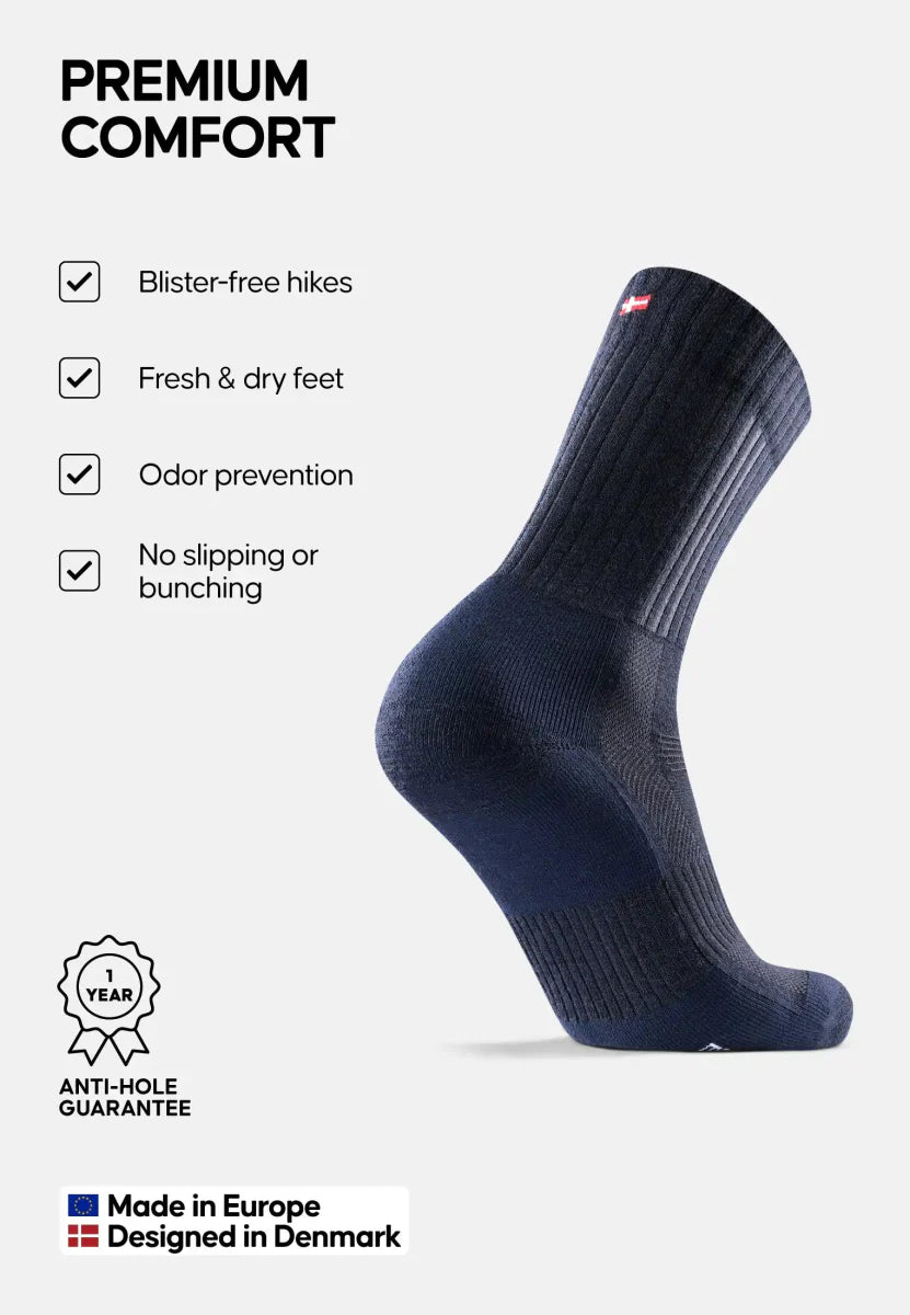 Regnsncox | Premium Merino Wool Hiking Crew Socks
