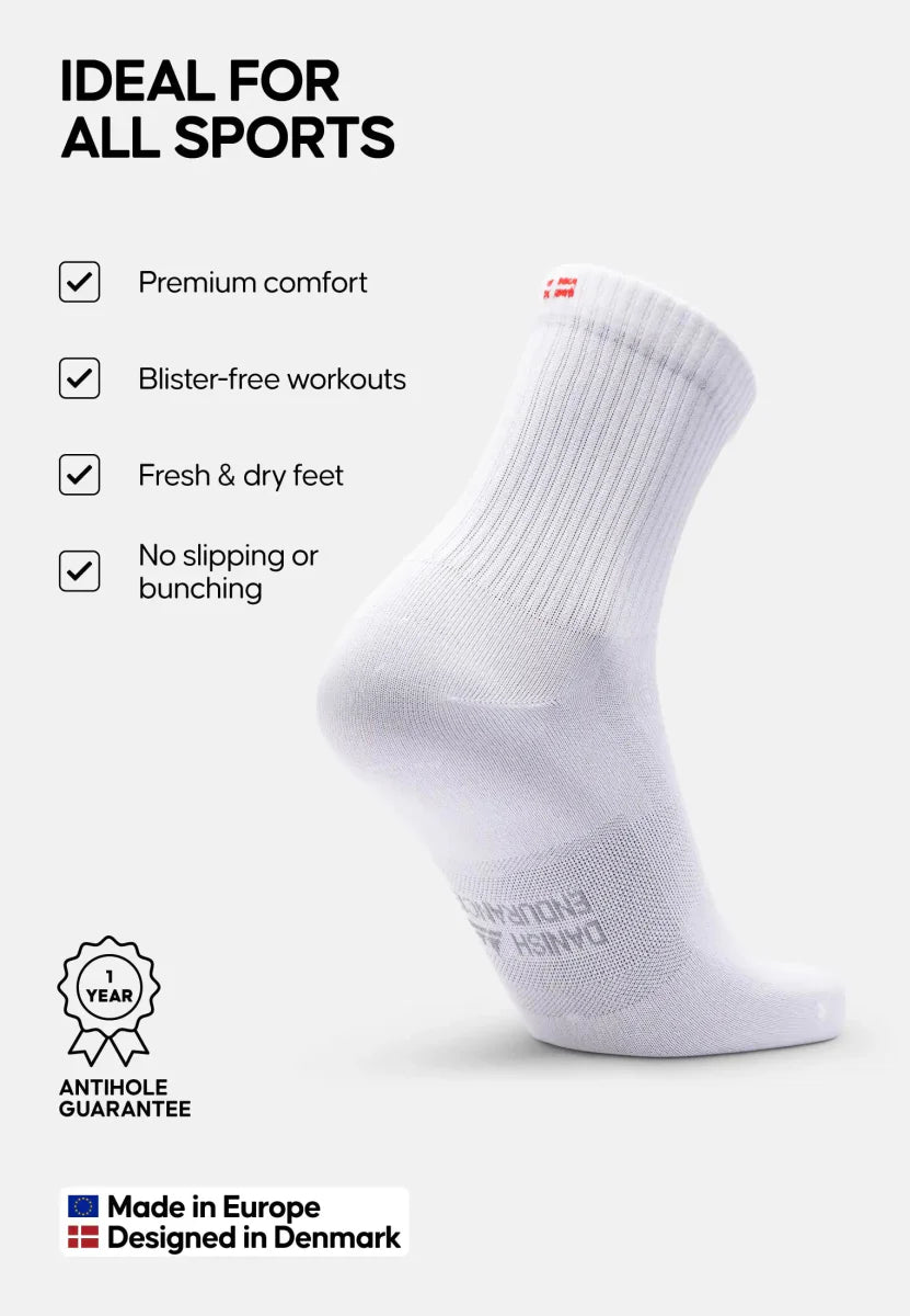Regnsncox | Quarter-Length Sports Socks with Cushioned Support