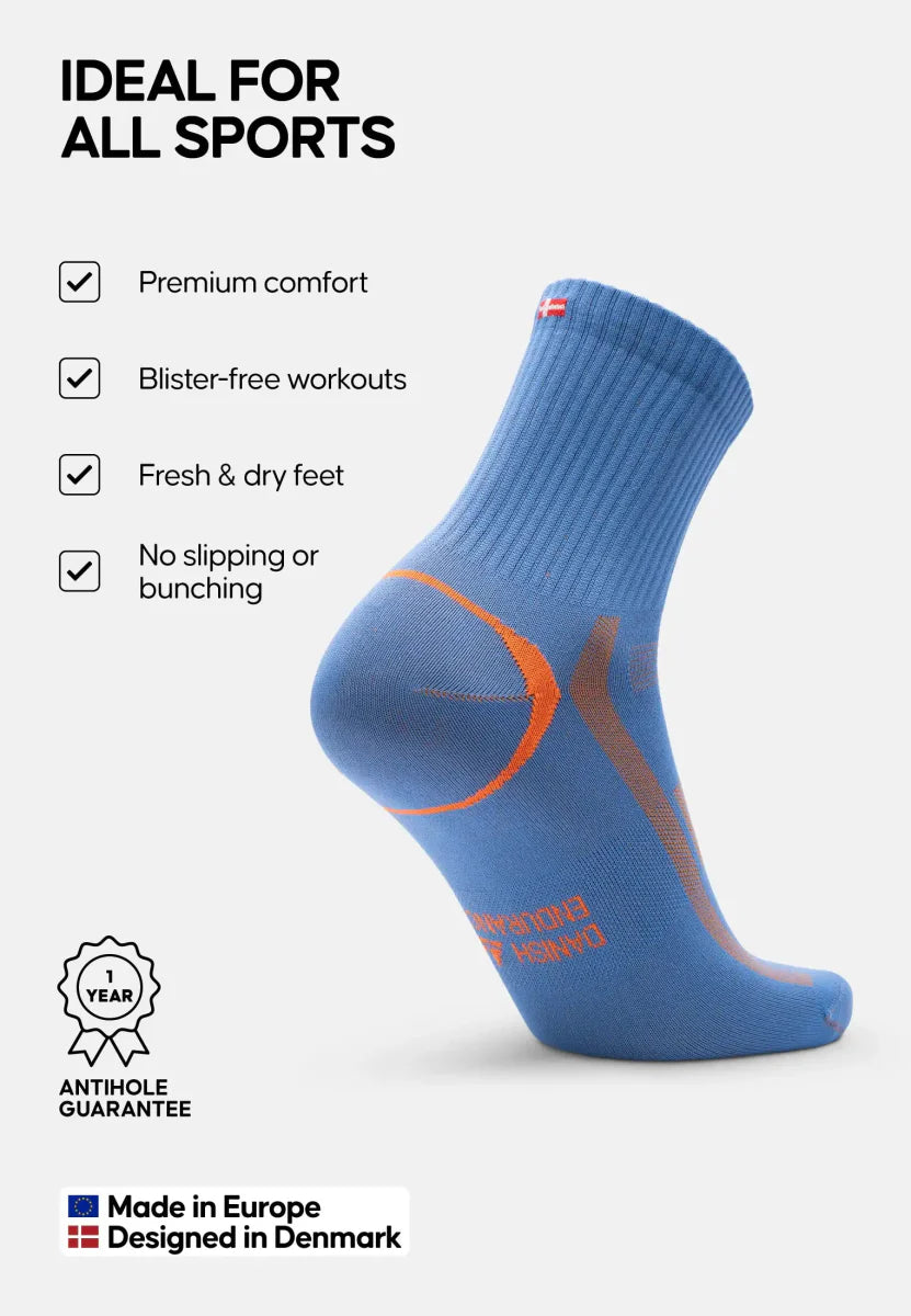 Regnsncox | Quarter-Length Sports Socks with Cushioned Support