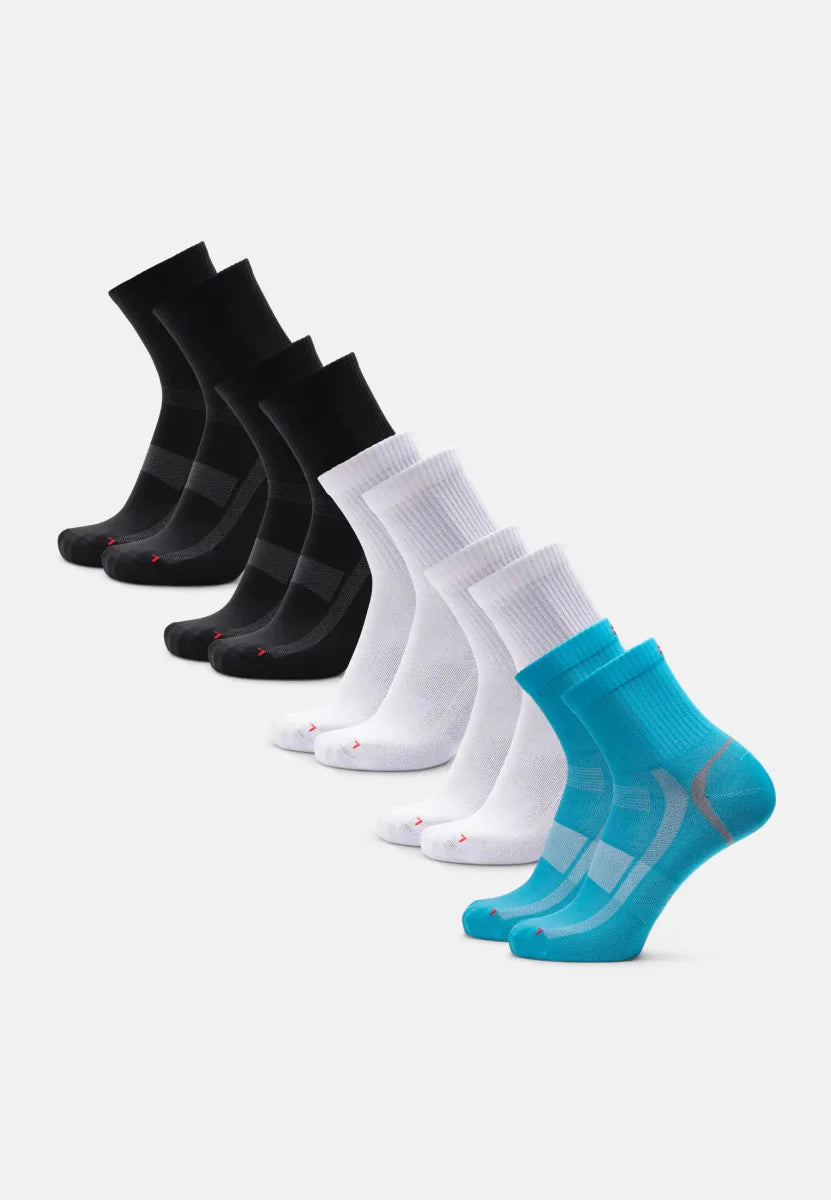 Regnsncox | Quarter-Length Sports Socks with Cushioned Support
