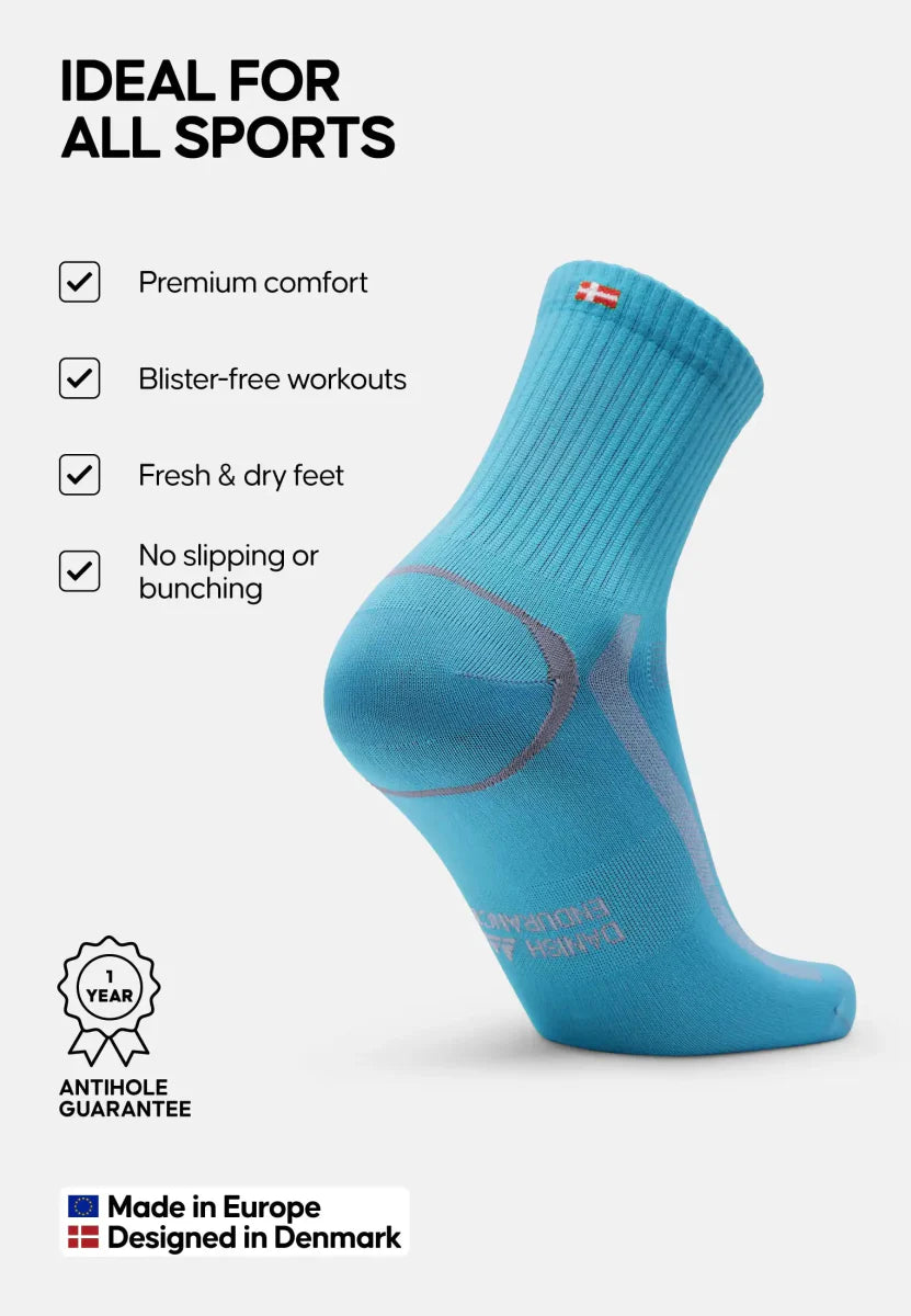 Regnsncox | Quarter-Length Sports Socks with Cushioned Support