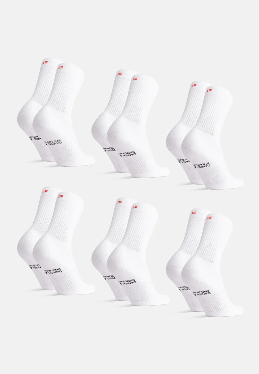 Regnsncox | Organic Cotton Tennis Crew Socks for Sports and Casual Wear