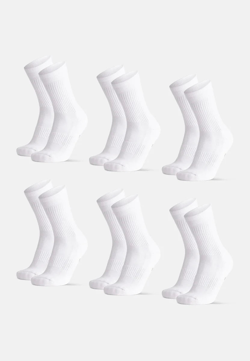 Regnsncox | Organic Cotton Tennis Crew Socks for Sports and Casual Wear